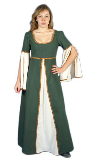 Vestito medievale da donna modello Munia