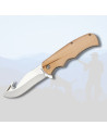 Coltello Skinner Albainox, legno naturale (20,20 cm.)