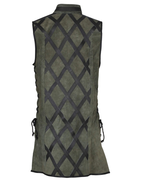 Gilet medieval Cahir - verde
