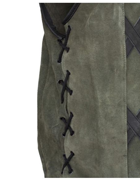 Gilet medieval Cahir - verde
