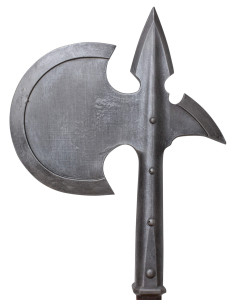 Ascia medievale da battaglia per LARP, modello Warwick 2