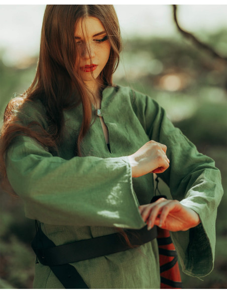 Camicia medievale in lino modello...