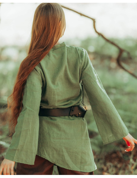 Camicia medievale in lino modello...