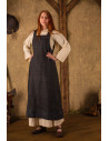 Vestito grembiule vichingo modello Alva Fishbone, nero
