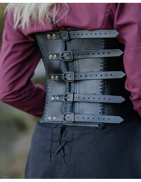 Corpetto medievale in cuoio modello...