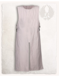 Tunica medievale in cotone modello Carl, colore naturale