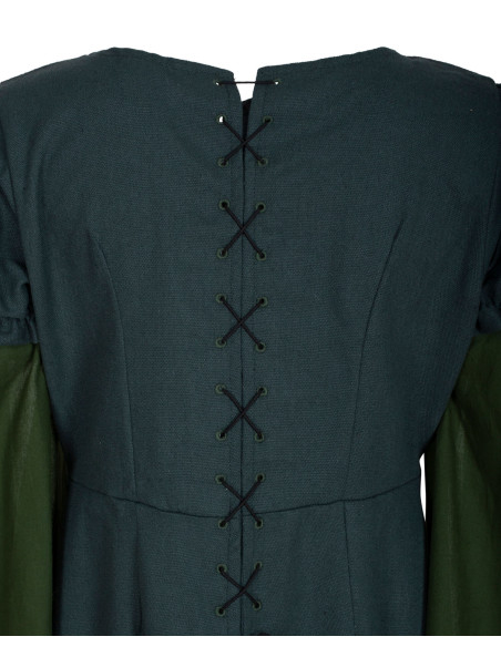 Vestito medievale in cotone modello...