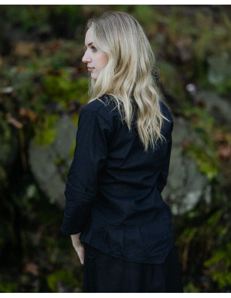 Blusa medieval in cotone modello...