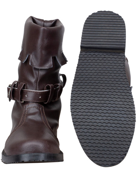 Stivali medievali in pelle modello...