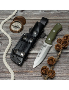 Coltello Bushcrafter marca Cudeman, modello 206-GV con...