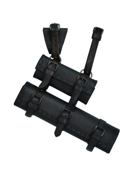 Tahalí doppio regolabile per spada e pugnale