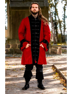 Giacca da pirata Rosso-Nero 2