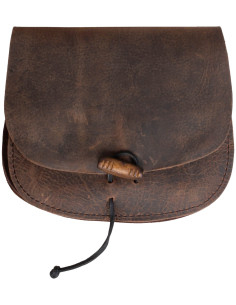 Borsa a cintura medievale in cuoio modello Hrothgar,...