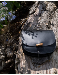 Borsa medievale doppia in pelle modello Hrothgar, colore...