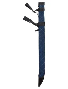 Custodia in pelle per spada modello Dante, colore blu 2