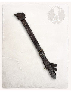 Cintura con fondina in pelle modello Castagir, colore nero 2