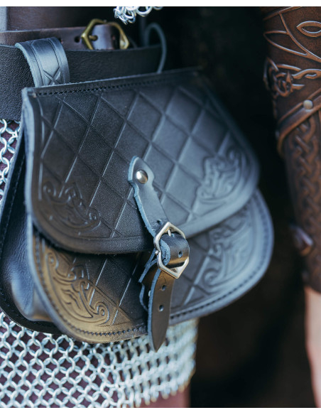 Borsa medievale in pelle modello...