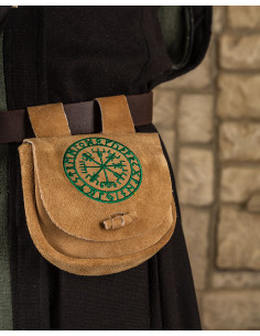 Borsa marsupio vichinga in pelle modello Ingmar, colore... 2