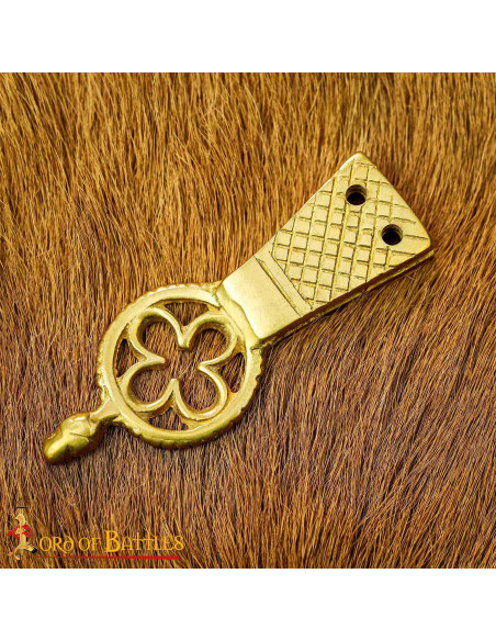 Set di 5 punte in ottone per cintura,...