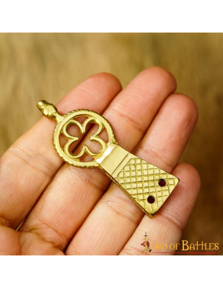 Set di 5 punte in ottone per cintura,...