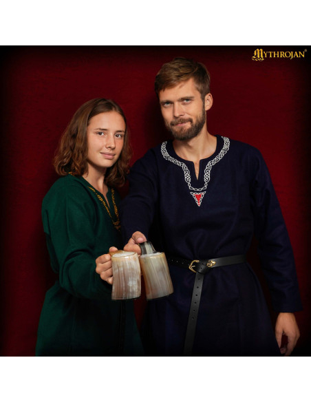 Set 2 caraffe in corno per bere (250...