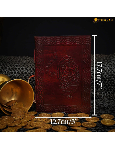 Diario medieval copertina in pelle...