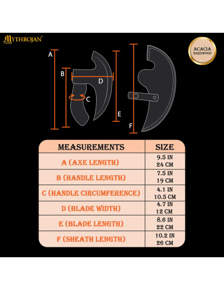 ascia tagliapizza vichinga