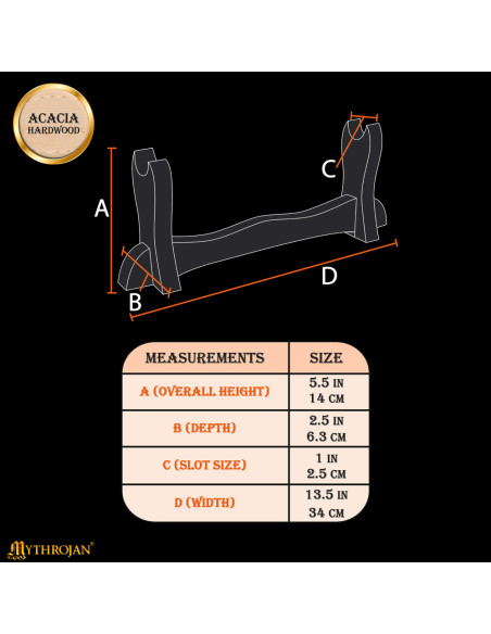 Supporto da tavolo in legno per...