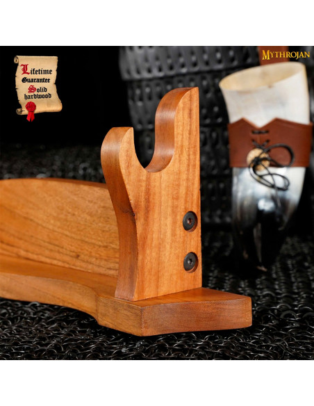 Supporto da tavolo in legno naturale...