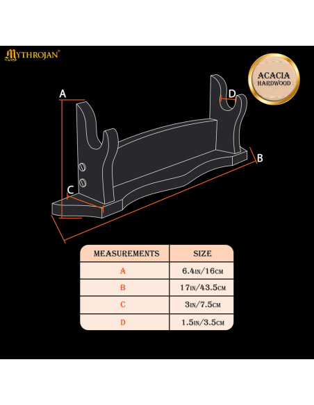 Supporto da tavolo in legno per...