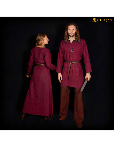 Tunika vichinga in lino modello Erik,...