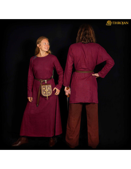 Tunika vichinga in lino modello Erik,...