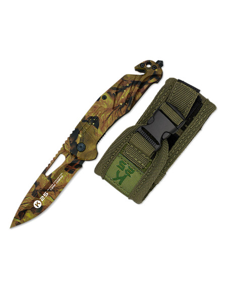 Coltello tattico K25, alluminio camo