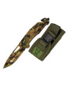 Coltello tattico K25, alluminio camo