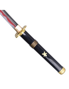 Katana decorativa non ufficiale fatta a mano Enma nera di... 2