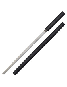 Katana decorativa modello fodero design bambù nero
