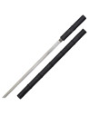 Katana decorativa modello fodero design bambù nero