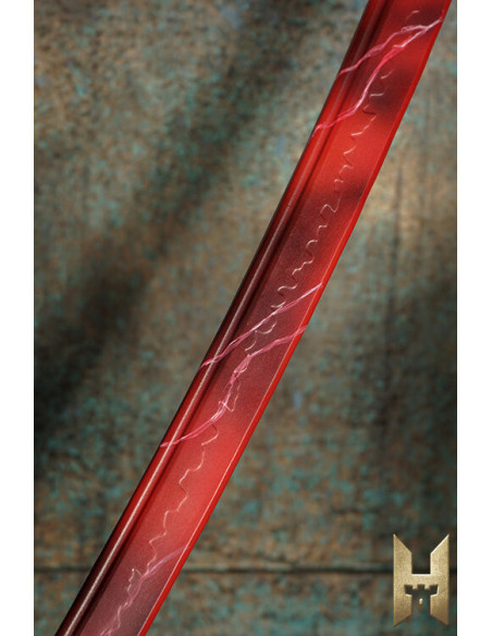 Katana Ryugan per LARP modello Ruby