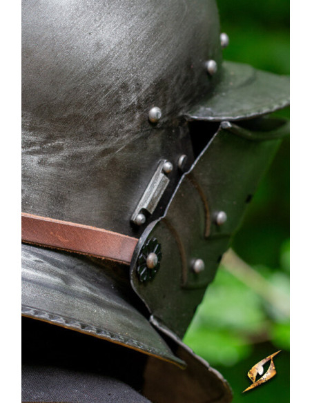 Casco Borgoñota con visiera in...