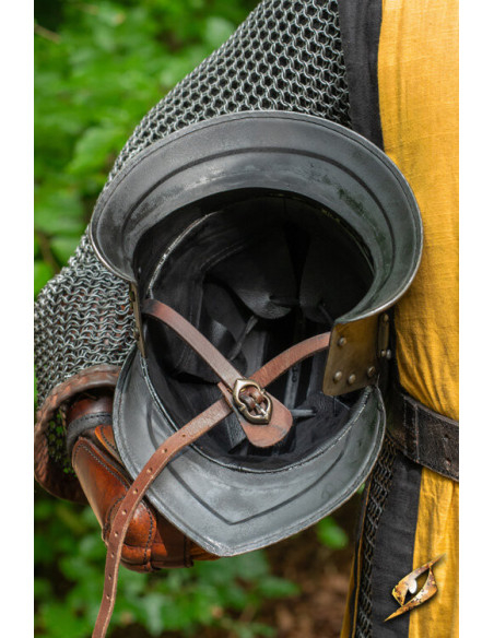 Casco Borgoñota con visiera in...