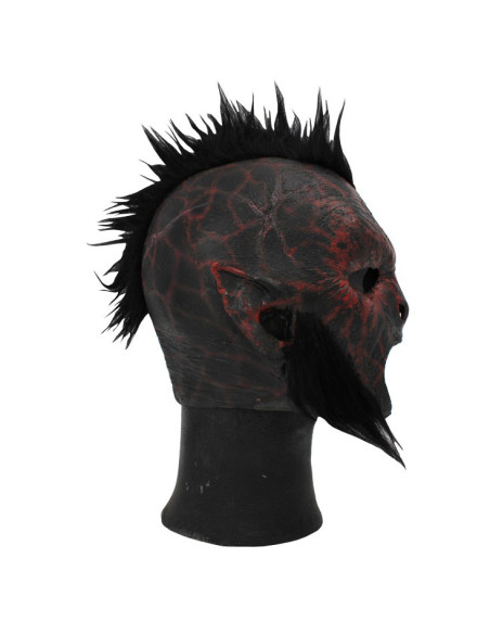 Maschera da orco carnoso con capelli