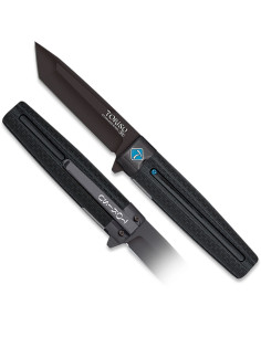 Coltello da campo modello Tokisu D2 lama tanto, colore nero