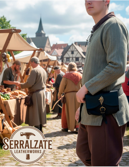 Borsa medievale design lupo modello...