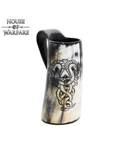 Brocca medievale serpente in corno 2