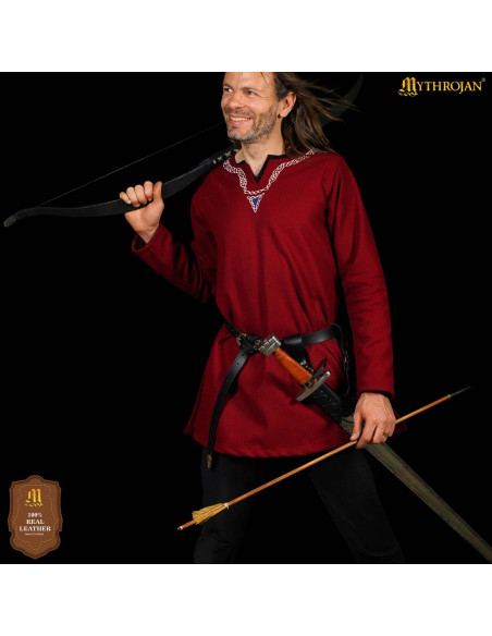 Tahalí grande in pelle nera...