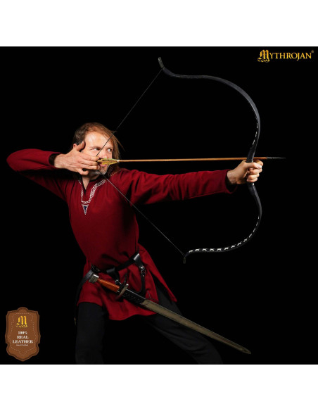 Tahalí grande in pelle nera...