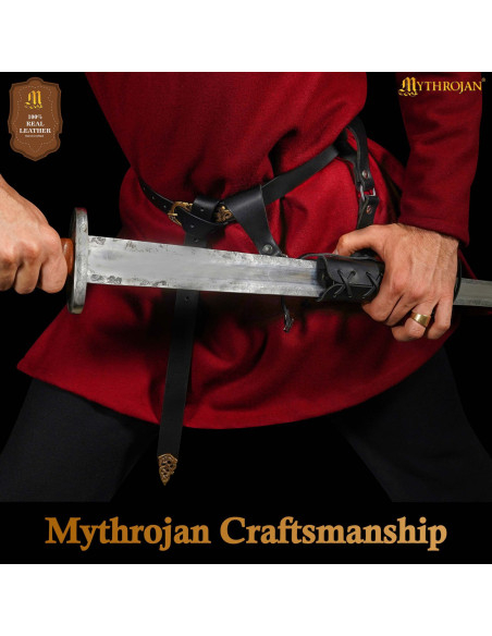 Piccolo portacintura in pelle nera...