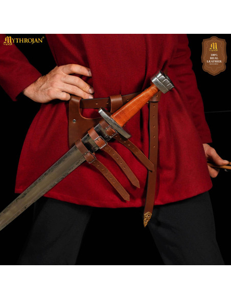 Tahalí rinascimentale in cuoio...