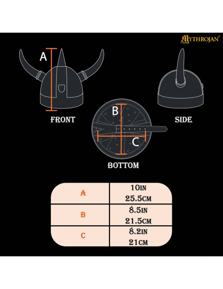 Casco vichingo con corna e piastra di...