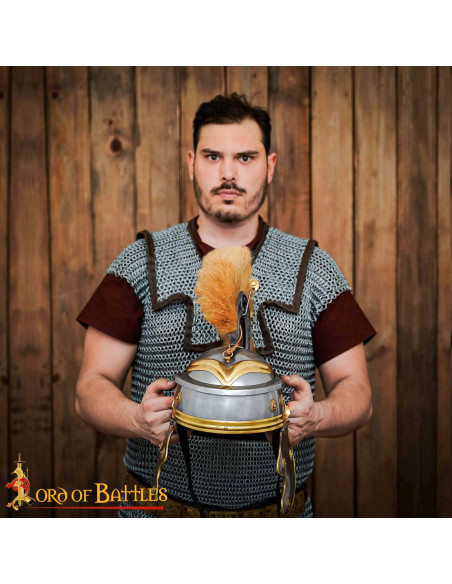 Casco da Centurione Romano con cresta...